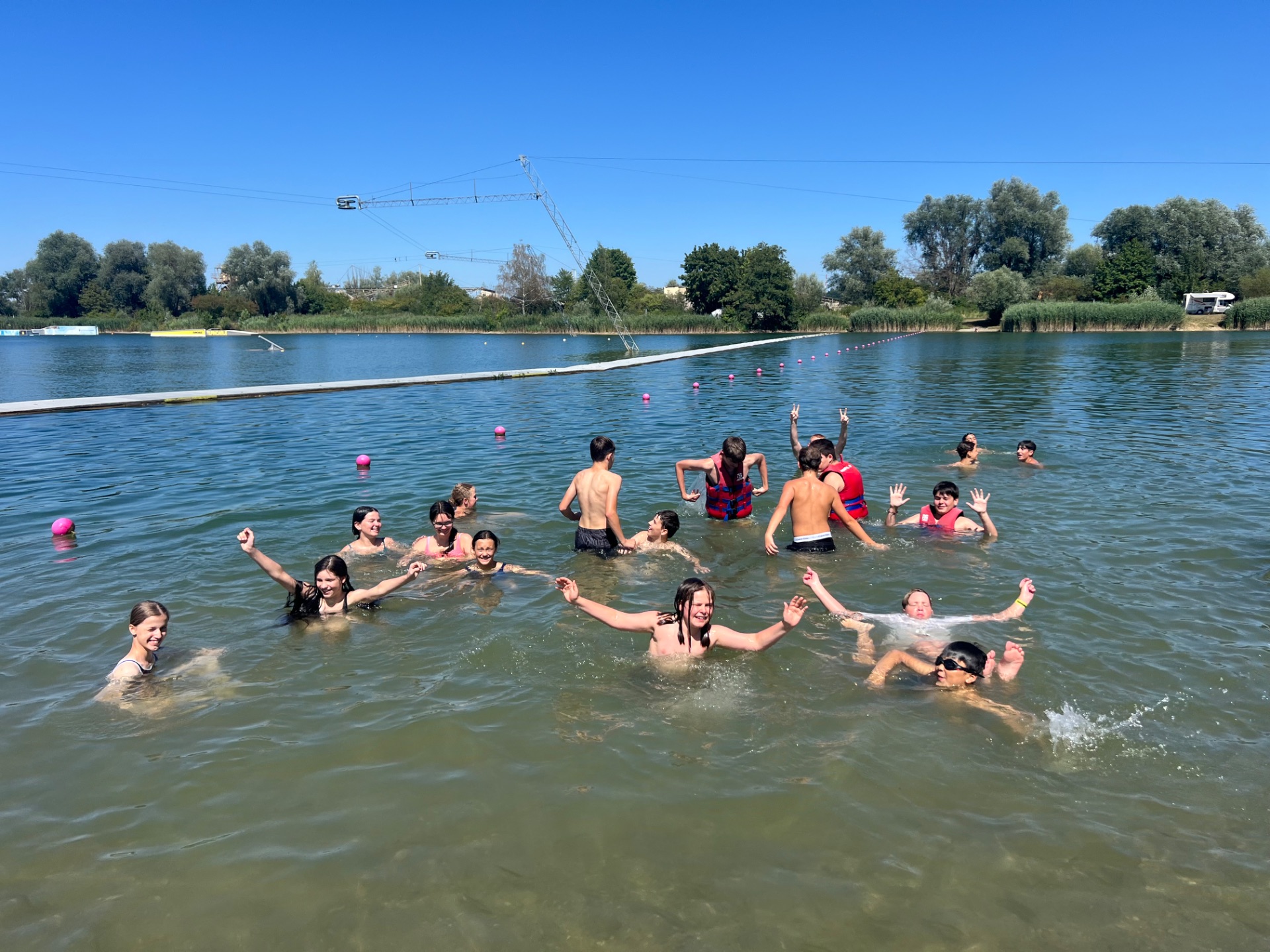 Spaß während des Wakeboardcamps Wakeboardcamp 26
